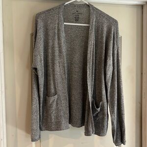 American Eagle Women’s XS Soft & Sexy Plush Gray Cardigan